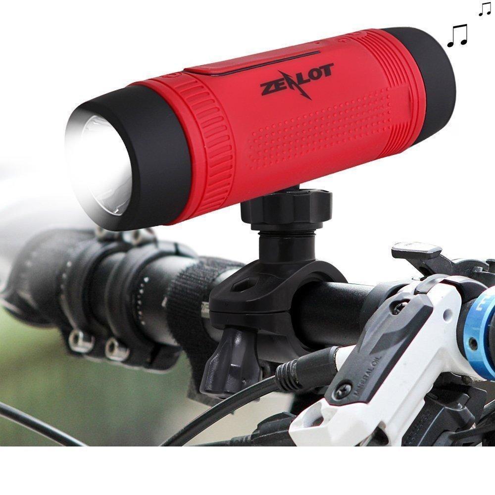 Lanterna de Bicicleta com Alto-Falante Bluetooth — Iluminação e Música em um Só Dispositivo 