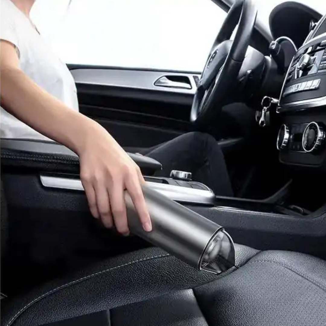 Aspirador de Carro Sem Fio — Limpeza Rápida e Prática 