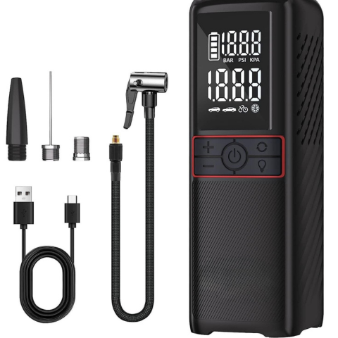 Compresor de Ar Portátil 160PSI — Compacto e Fácil de Transportar 