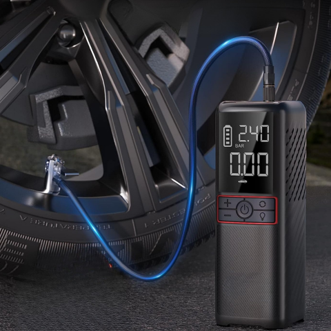 Compresor de Ar Portátil 160PSI — Compacto e Fácil de Transportar 