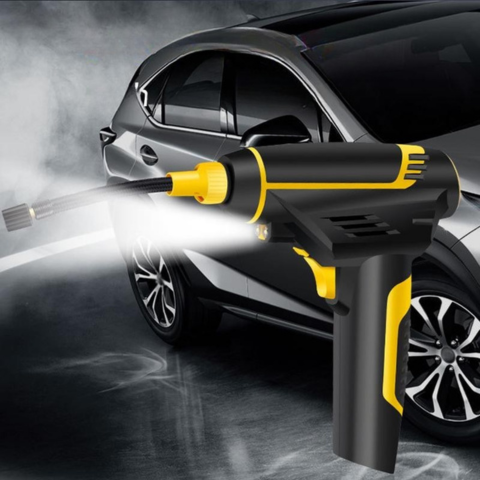 מדחס אוויר נייד 120W — אינפלאציה מהירה עם תצוגה דיגיטלית 