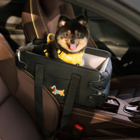 Cesta de Carro Para Pequeno Cão — Segurança E Conforto No Carro 
