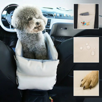 Cesta de Carro Para Pequeno Cão — Segurança E Conforto No Carro 