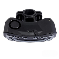 Multifunksjons baklys for sykkel - blinklys, brems og alarm