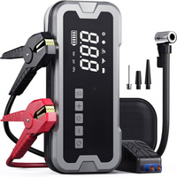 Iniciador de Carro Portátil — Multifuncional com Compressor 