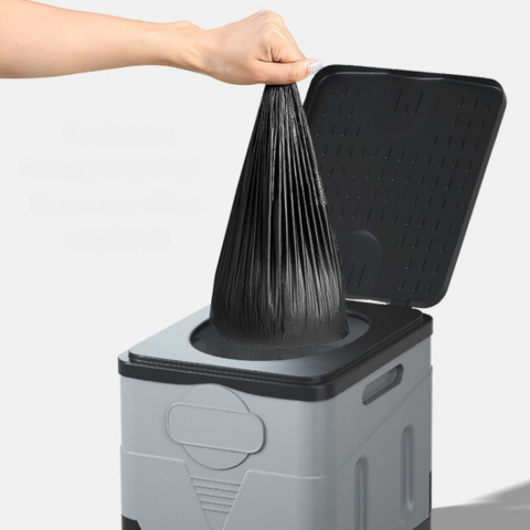 Klapptoilette für Auto und Camping – Einfach zu transportieren 