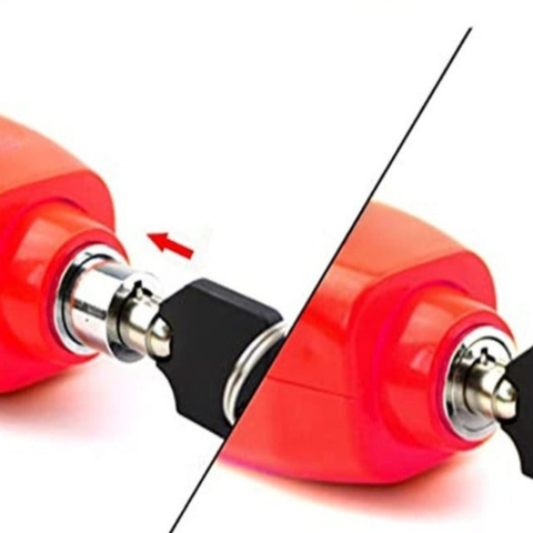 Motorcycle Handlebar Lock – Quick and Visible Security 