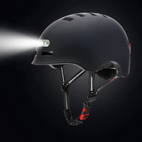 Capacete de Bicicleta Urbano – Com Luz LED Frontal e Traseira 