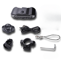 Multifunksjons baklys for sykkel - blinklys, brems og alarm