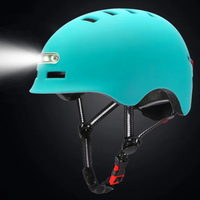 Capacete de Bicicleta Urbano – Com Luz LED Frontal e Traseira 