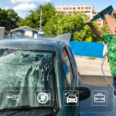 Máquina de limpeza de alta pressão sem fio - Potência, mobilidade e eficiência