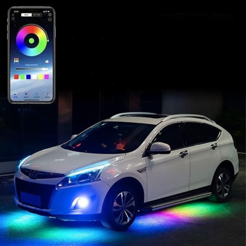 LED Neon Kit Voor Auto — Meerkleurige Bodemverlichting 