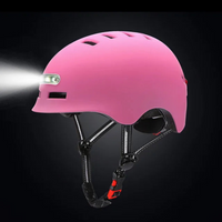 Capacete de Bicicleta Urbano – Com Luz LED Frontal e Traseira 