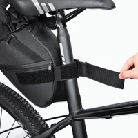 Bolsa de Selim de Bicicleta Grande Capacidade — Impermeável & Refletiva 