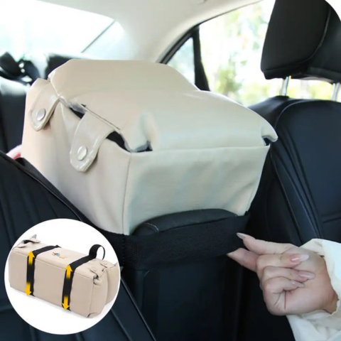 Cesta de Carro Para Pequeno Cão — Segurança E Conforto No Carro 