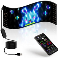 LED Auto Skilt - Tilpasset Tekst Og Mønstre 