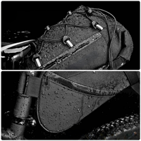 Bolsa de Selim de Bicicleta Grande Capacidade — Impermeável & Refletiva 