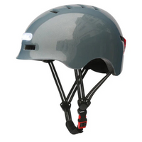Capacete de Bicicleta Urbano – Com Luz LED Frontal e Traseira 