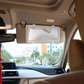 Espelho LED Para Para-Sol De Carro – Iluminação Ajustável E Recarregável 