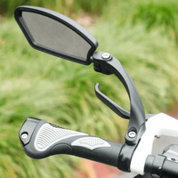 自転車用ハンドルミラー – 折りたたみ式で取り付けが簡単 