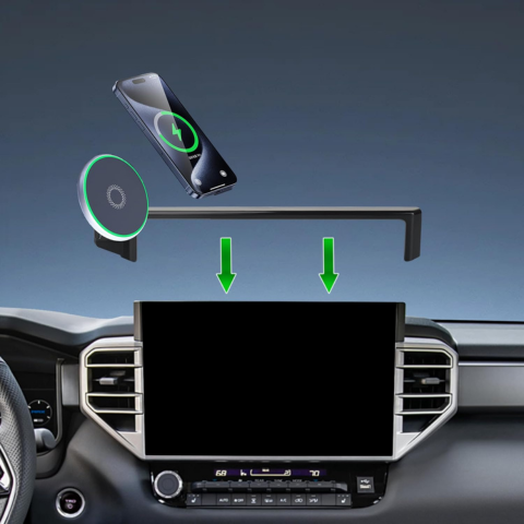 Cargador de Coche Inalámbrico — Para Toyota Tundra y Sequoia 
