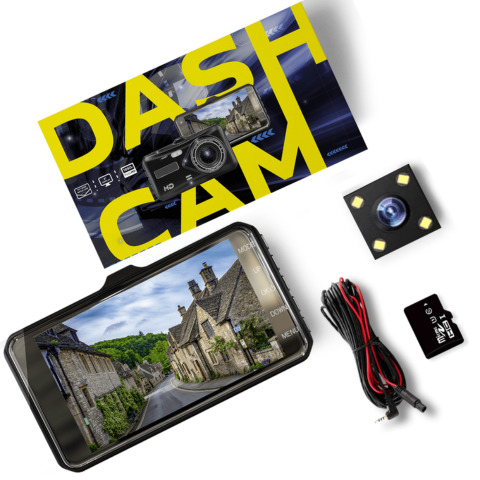 Dashcam Frontal e Traseira – Vigilância Contínua do Seu Veículo 