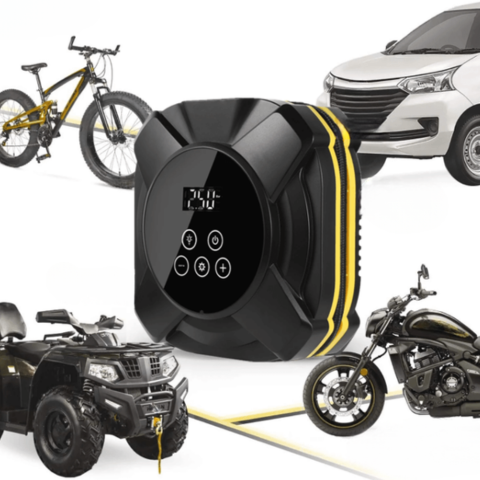 Mini Kompresszor D'Air Portable – Ideális Autóhoz, Motorhoz és Biciklihez 