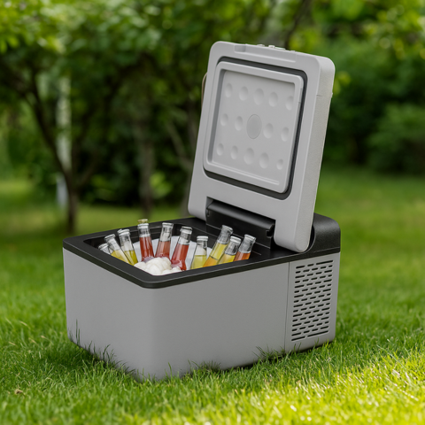 Mini Refrigerador Para Coche — Enfriamiento Rápido y Eficaz 