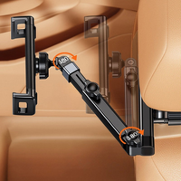 دعم الهاتف والتابلت للسيارة - تثبيت مسند الرأس القابل للتعديل 