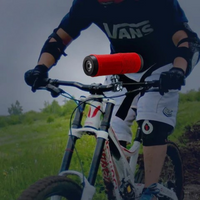 Lanterna de Bicicleta com Alto-Falante Bluetooth — Iluminação e Música em um Só Dispositivo 