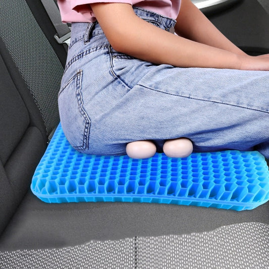Almofada de Assento em Gel para Carro — Alivia Pressão e Fadiga 