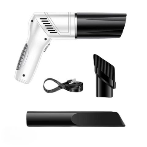 Aspirateur Voiture Sans Fil Puissant — Nettoyage Rapide & Aspiration Efficace