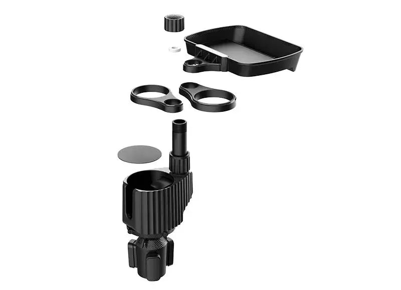 Bilkoppholder med multifunksjonsbrett — Lett å installere og universell 