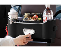 Organizador do banco traseiro com ganchos e caixa de arrumação - Espaço optimizado e carro arrumado