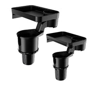 Suporte de Armazenamento para Carro – Bandeja e Porta-Copos Integrados 