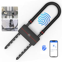 Antirrobo de Bicicleta Conectado Bluetooth y Huella 